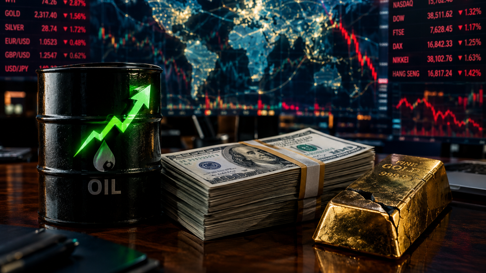 Minyak, Uang, dan Emas di Pasar Global