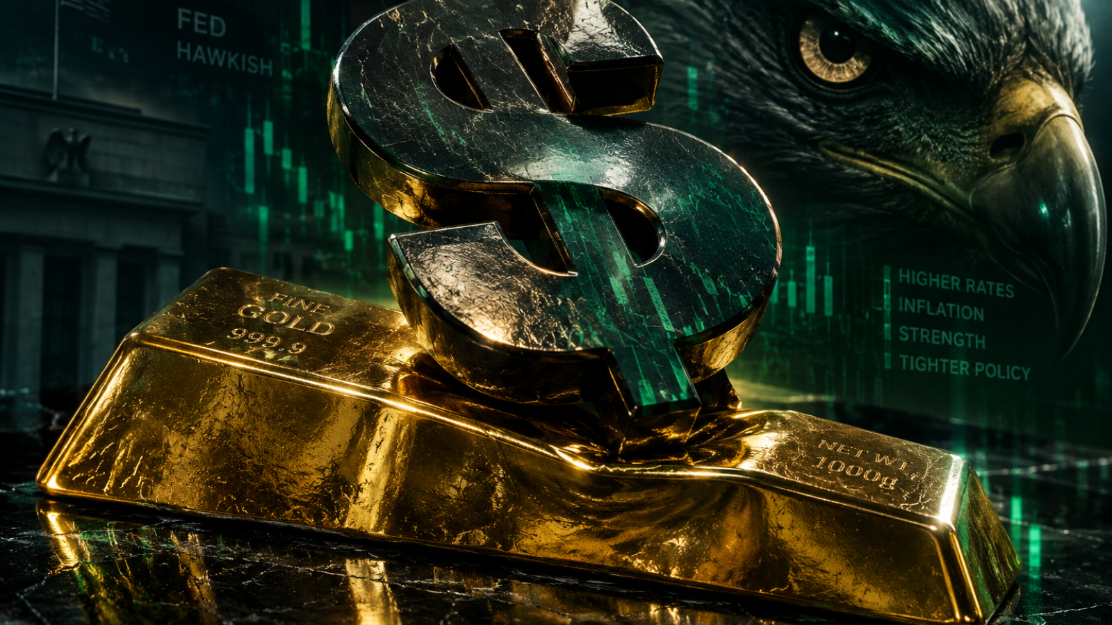 Tekanan Dolar pada Emas